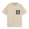 Scotch & Soda 178499 : Crochet Pocket T-shirt, parchment