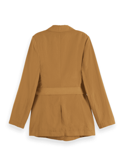 Alternative view of Scotch & Soda 177605 : Soft wrap blazer, Tobacco