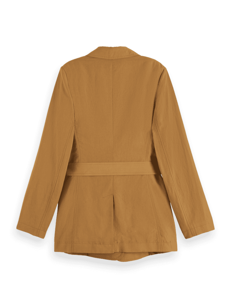 Scotch & Soda 177605 : Soft wrap blazer, Tobacco - Image 2