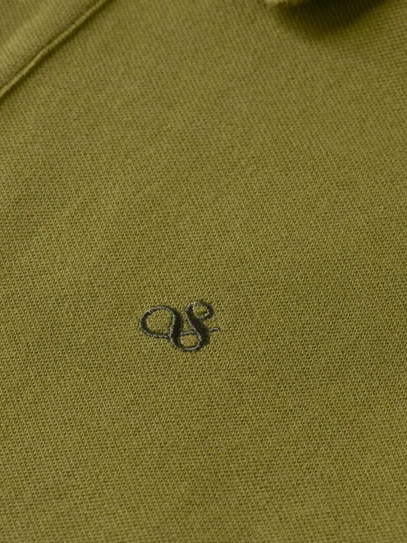 Scotch & Soda 178513 : Essential Cotton Pique Polo, Moss green - Image 3