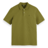 Scotch & Soda 178513 : Essential Cotton Pique Polo, Moss green