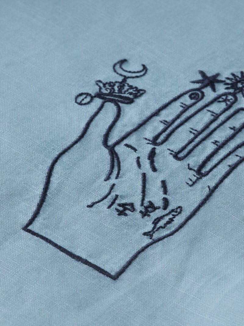 Scotch & Soda 178416: Relaxed fit Graphic shirt, Bay blue - Image 3