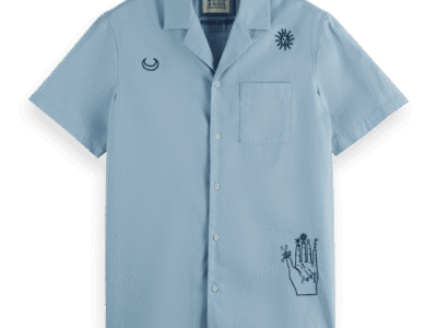 Scotch & Soda 178416: Relaxed fit Graphic shirt, Bay blue