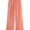 Scotch & Soda 177620 : Rose- high rise pants, Clay pink
