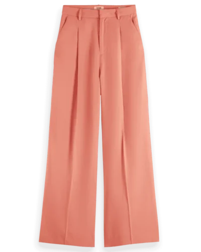 Scotch & Soda 177620 : Rose- high rise pants, Clay pink