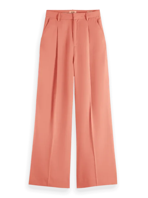 Scotch & Soda 177620 : Rose- high rise pants, Clay pink