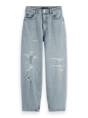 Scotch & Soda 178315 : The Tide ballon fit denim - Story repair