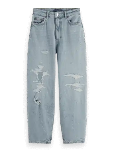 Scotch & Soda 178315 : The Tide ballon fit denim - Story repair