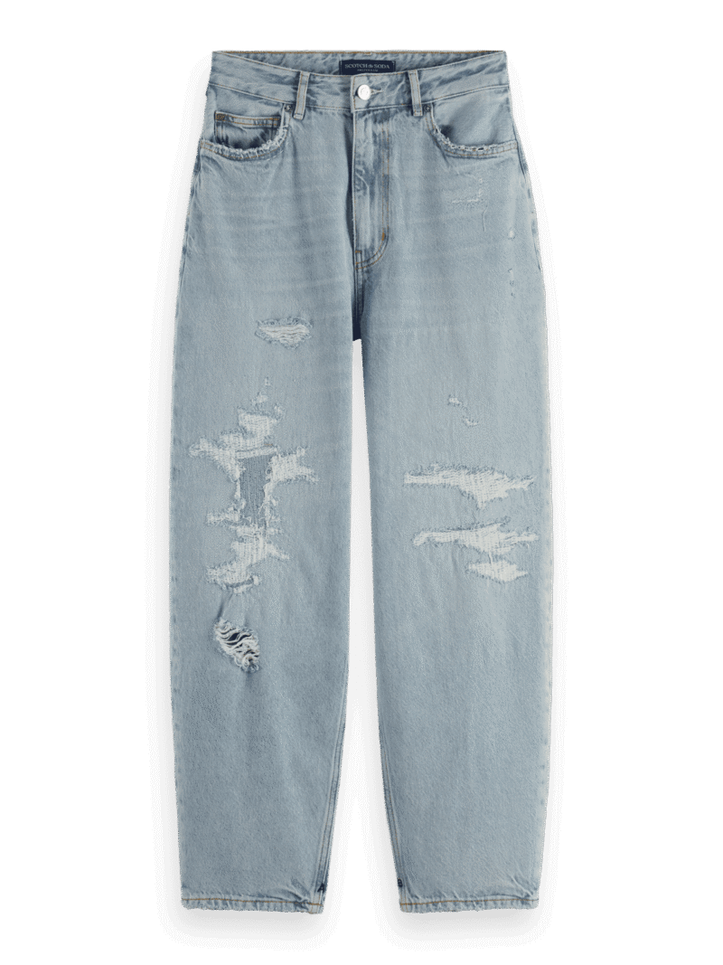 Scotch & Soda 178315 : The Tide ballon fit denim - Story repair