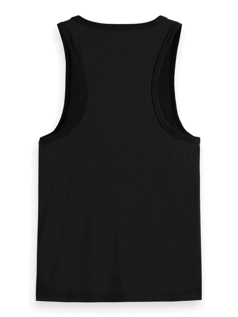 Scotch & Soda 179190 : Essential Racer tank top, Black - Image 3