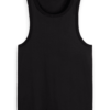 Scotch & Soda 179190 : Essential Racer tank top, Black