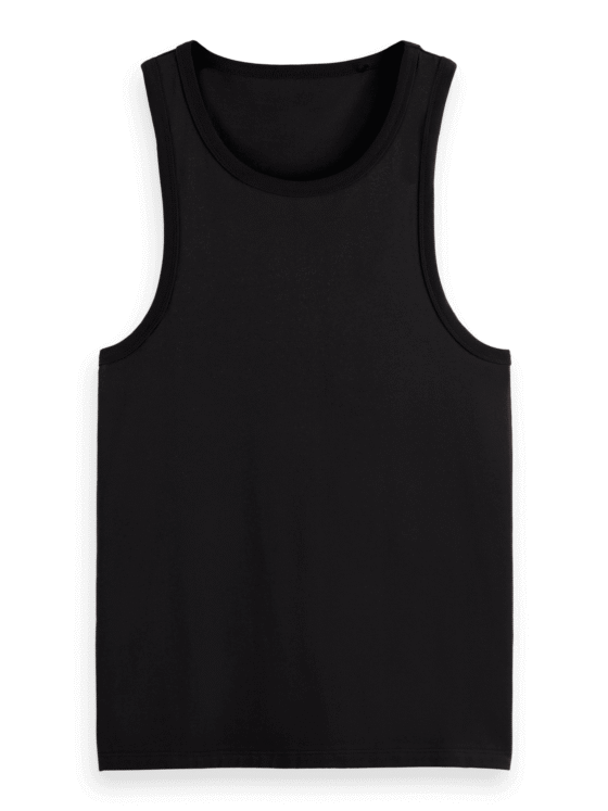 Scotch & Soda 179190 : Essential Racer tank top, Black