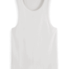 Scotch & Soda 179190 : Essential Racer tank top, white