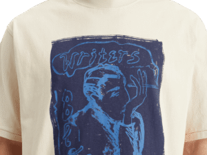 Scotch & Soda 178496 : Loose Fit Front Printed Artwork T-shirt, Parchment
