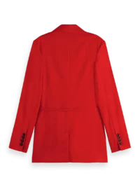 Alternative view of Scotch & Soda 177609 : DB blazer with belt detail, Flame red