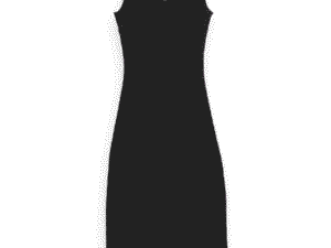 Scotch & Soda 177741 : Ribbed collar knitted dress, Evening black