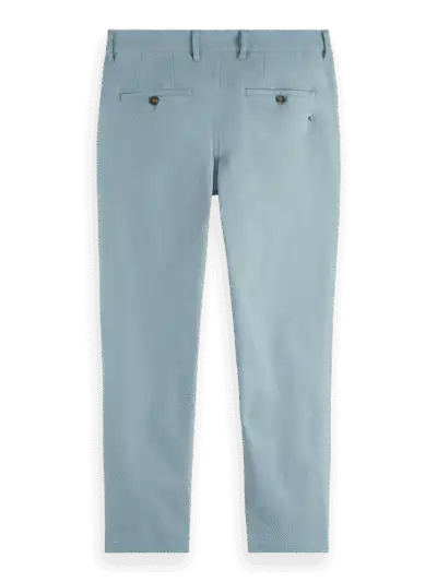 Alternative view of Scotch & Soda 178366: Drift regular tapered twill chino-Bay blue