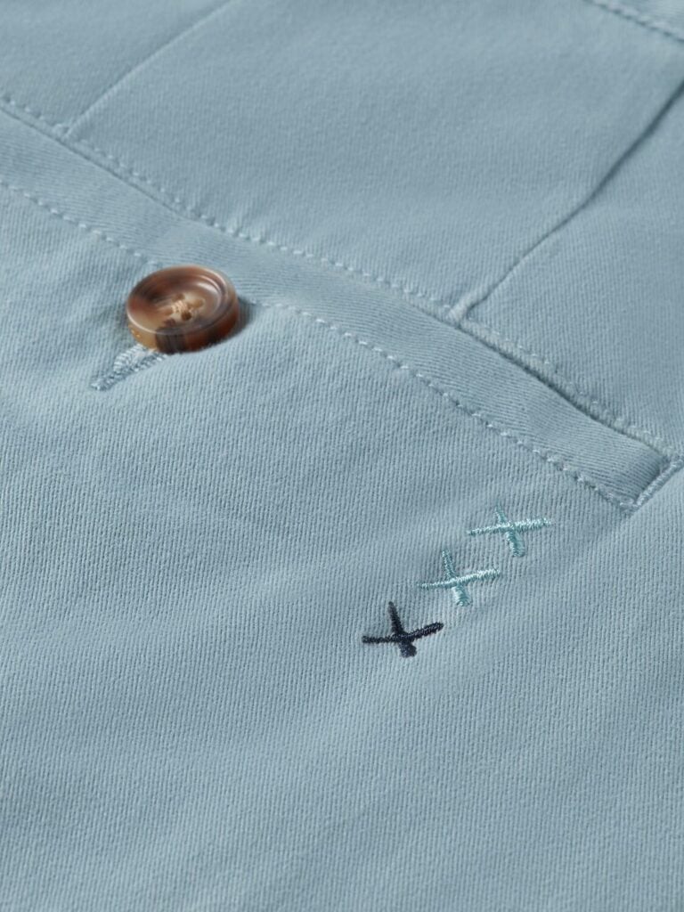 Scotch & Soda 178366: Drift regular tapered twill chino-Bay blue - Image 3