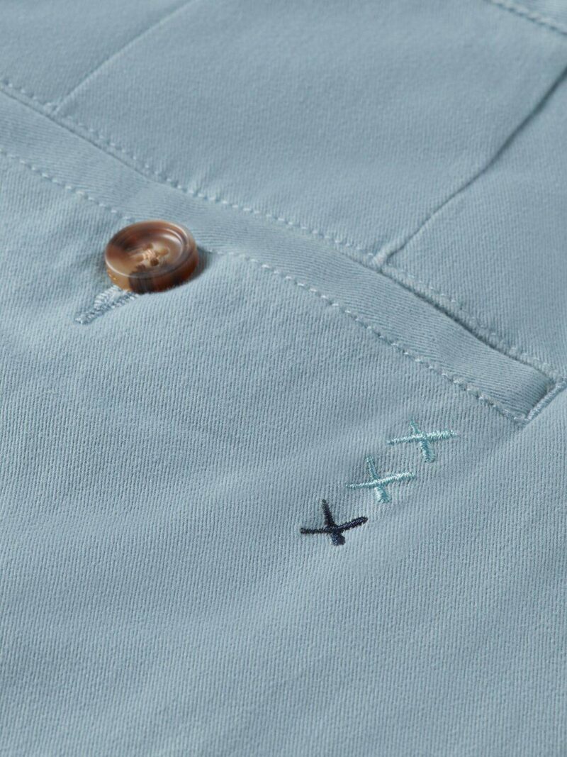 Scotch & Soda 178366: Drift regular tapered twill chino-Bay blue - Image 3