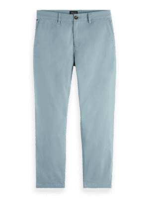 Scotch & Soda 178366: Drift regular tapered twill chino-Bay blue
