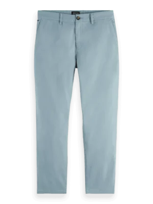 Scotch & Soda 178366: Drift regular tapered twill chino-Bay blue
