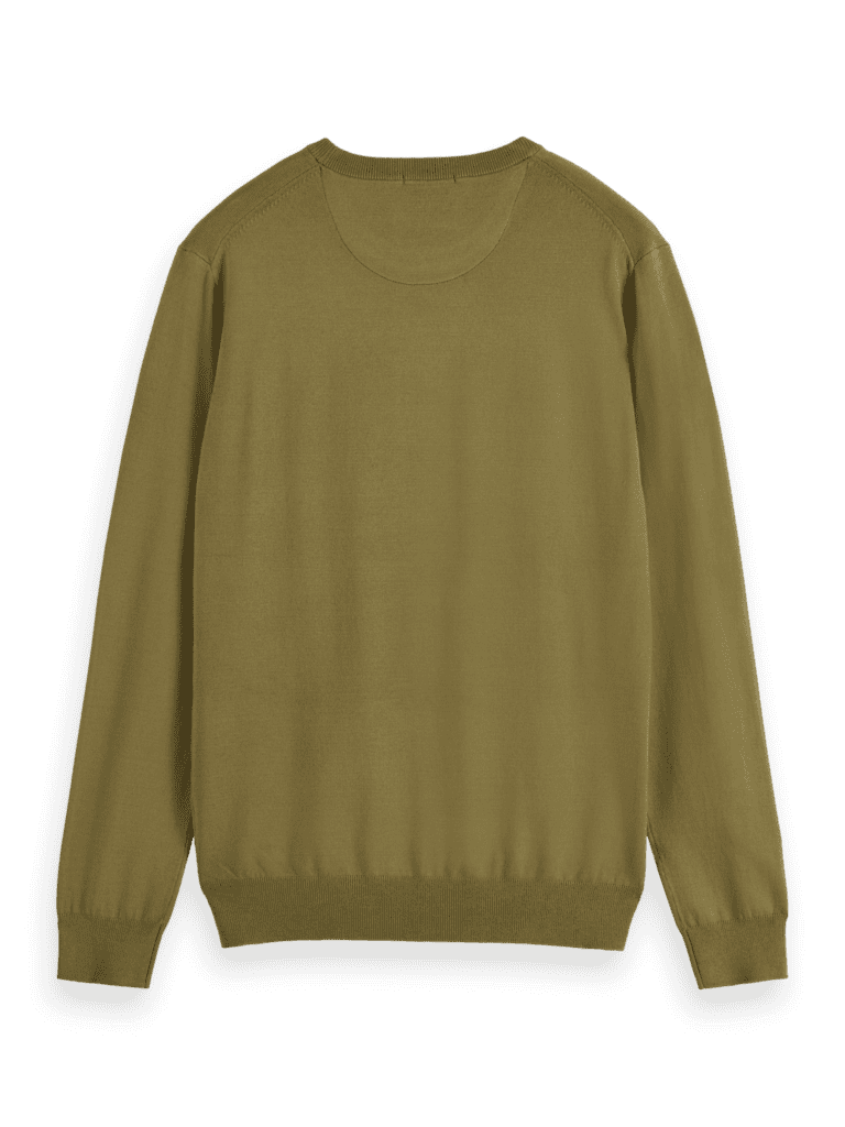 Scotch & Soda 178523 : Essential Pullover Crewneck, Moss green - Image 2