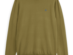 Scotch & Soda 178523 : Essential Pullover Crewneck, Moss green