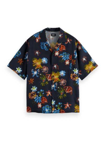 Scotch & Soda 178430: Short sleeve  shirt ,Night flower