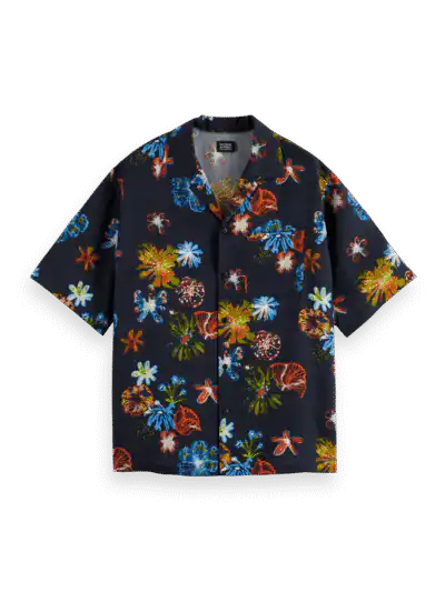 Scotch & Soda 178430: Short sleeve shirt ,Night flower