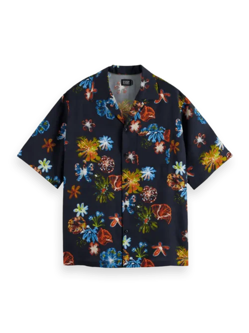 Scotch & Soda 178430: Short sleeve  shirt ,Night flower