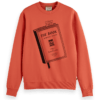 Scotch & Soda 178454-Front artwork sweatshirt, Negroni