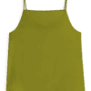 Scotch & Soda 177695 :  Satin tank top, Moss green