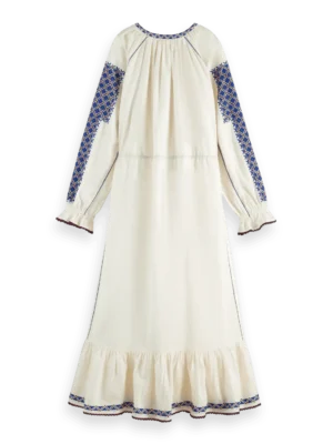 Alternative view of Scotch & Soda 177739 : Maxi dress with embroidery details, Soft ice