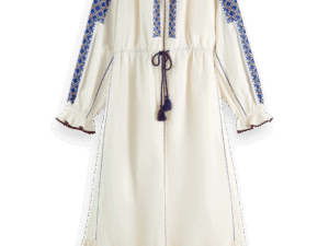Scotch & Soda 177739 : Maxi dress with embroidery details, Soft ice