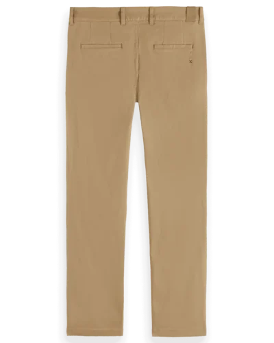Alternative view of Scotch & Soda 179179: Drift Cotton blend tapered twill chino-Sand