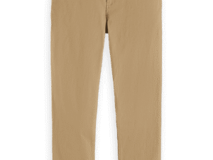 Scotch & Soda 179179: Drift Cotton blend tapered twill chino-Sand