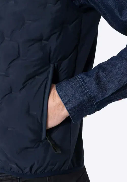 Timezone : Bonded Vest, Hybrid quilted vest image2