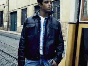 Scotch & Soda 178624 Trucker Leather Jacket