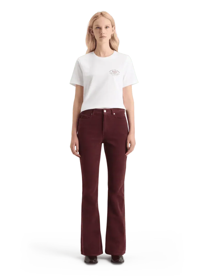 Scotch & Soda 178121 The Charm high-rise classic flared jeans