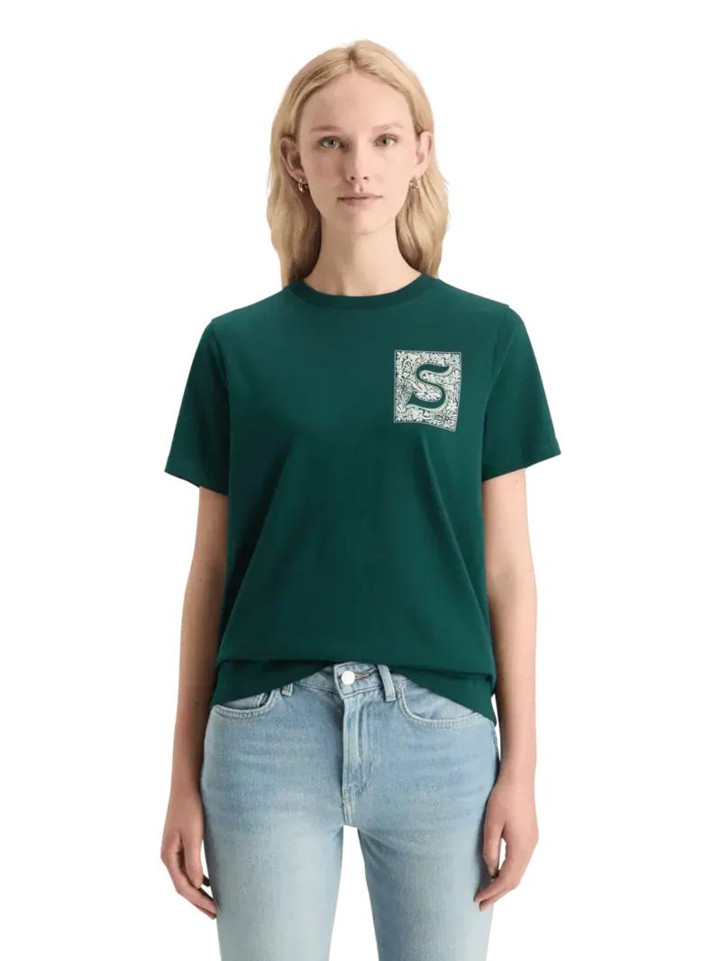 Scotch & Soda Chest artwork relaxed fit T-shirt