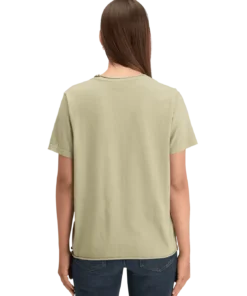 Alternative view of Scotch & Soda 178186 Washed Relaxed fit T-shirt with chest Embroidery