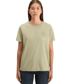 Scotch & Soda 178186 Washed Relaxed fit T-shirt with chest Embroidery