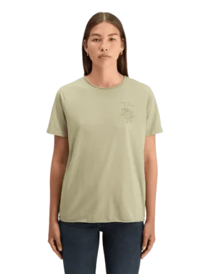 Scotch & Soda 178186 Washed Relaxed fit T-shirt with chest Embroidery
