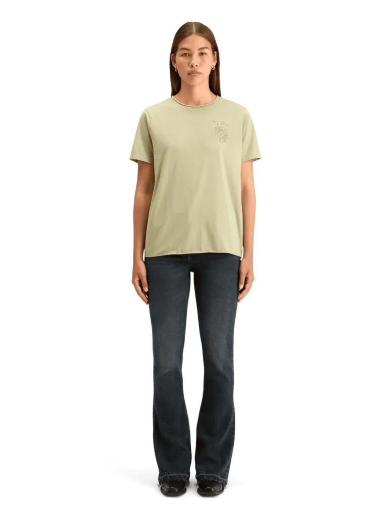 Scotch & Soda 178186 Washed Relaxed fit T-shirt with chest Embroidery - Image 3