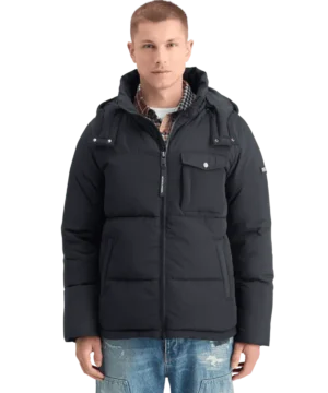 Alternative view of Scotch & Soda 178601 Hooded Puffer Jacket