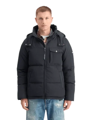 Alternative view of Scotch & Soda 178601 Hooded Puffer Jacket