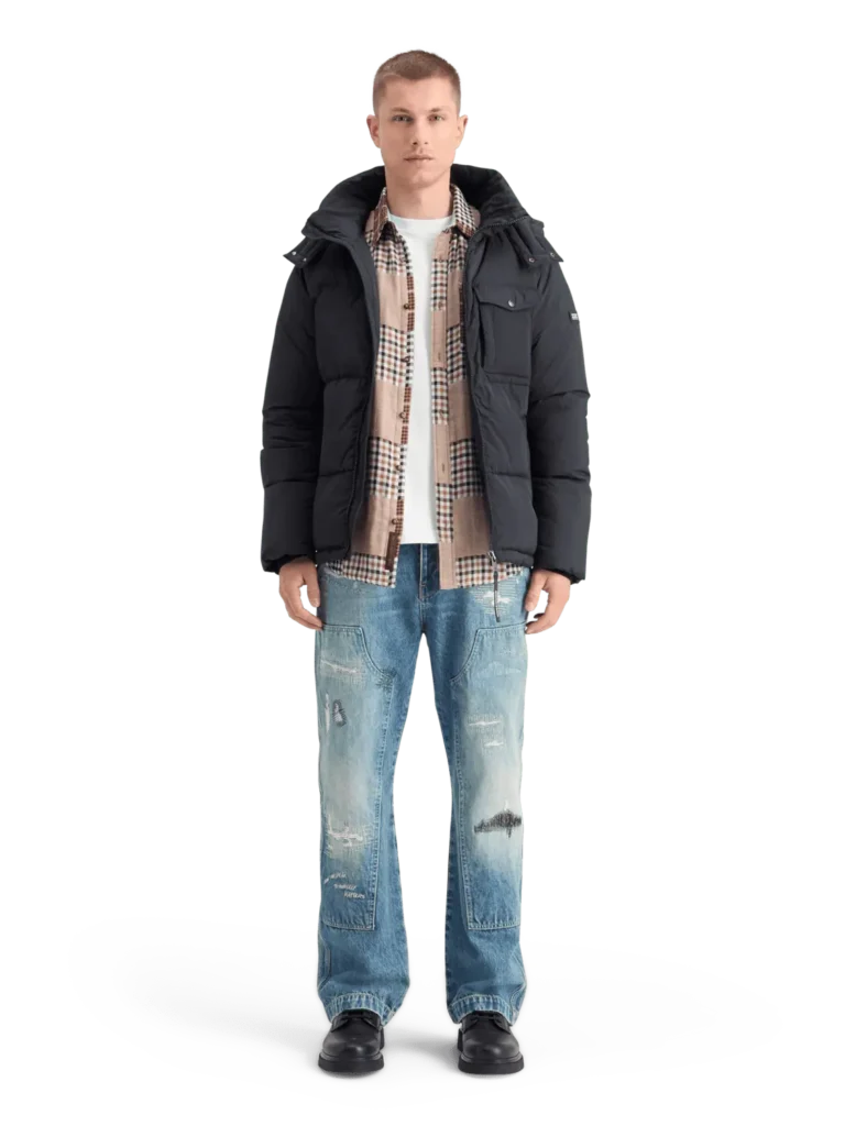 Scotch & Soda 178601 Hooded Puffer Jacket