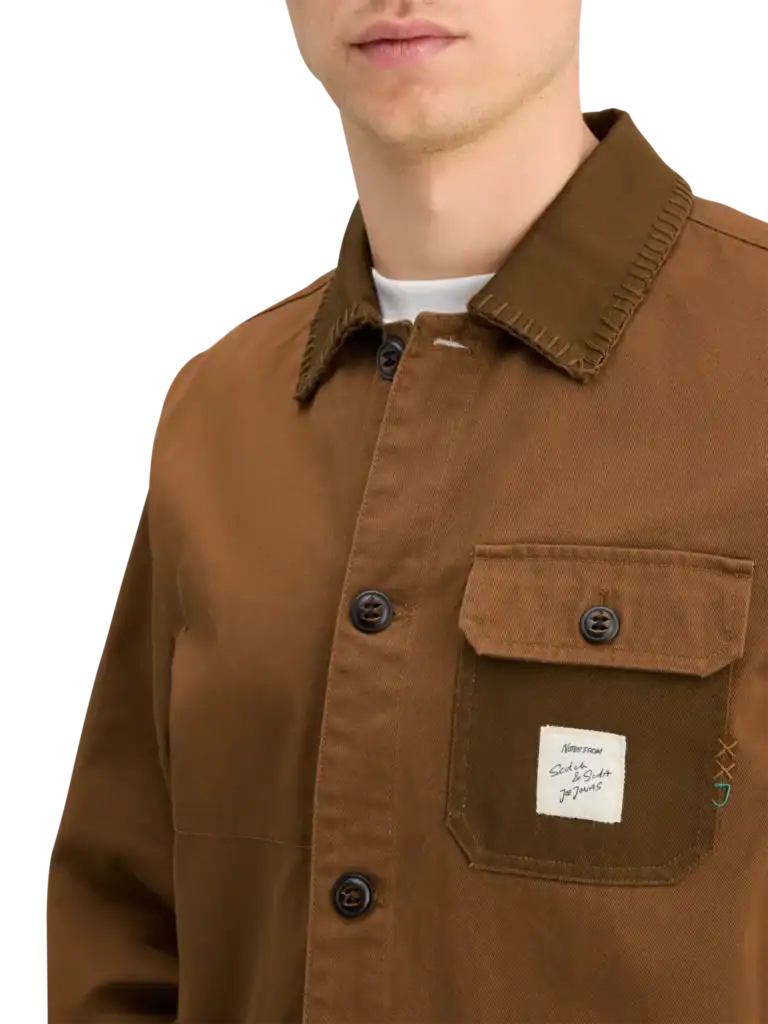 Scotch & Soda 178622 Joe Jonas twill worker jacket - Image 4
