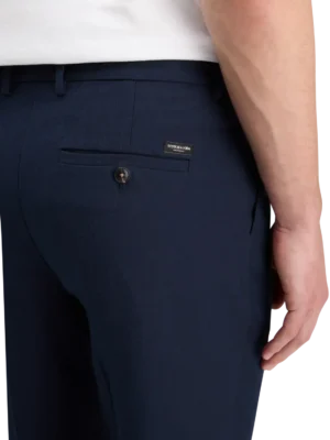 Scotch & Soda 178674 Relaxed straight fit pleated wool blend trousers image2