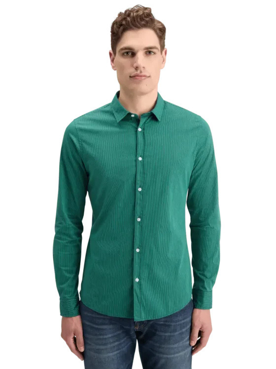 Scotch & Soda 178704 Essential poplin stripe shirt